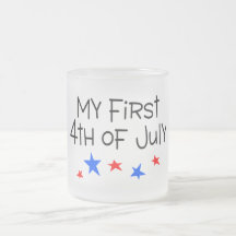 4th of July My First 4th of July (Stars) Coffee Mugs