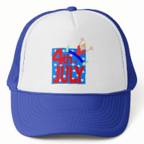 4th of July party guy Trucker Hat