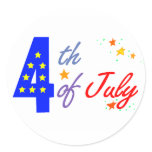 4th of July stickers