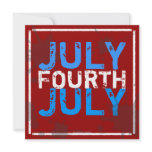 4TH OF JULY Splatter Party Invitation