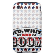 4th of July Template iPhone 3 Case-Mate Case