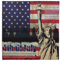 4th of July - The Independence Day Cloth Napkins