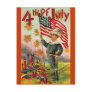 4th of July ! Vintage Art Postcard