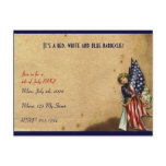 4th of July Vintage Liberty Girl with Flags