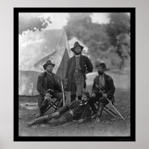 4th Pennsylvania Cavalry Officers 1862 Posters