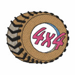 4x4 Tire embroidered shirts