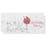 4x9 Invites TutuSweet Birthday Ballerina Party