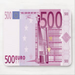 500 Euro Bill Mouse Pad mousepads