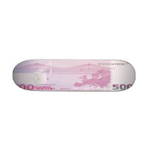500 Euro Bill Skateboard Mini