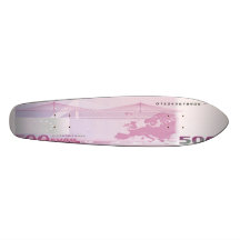 500 Euro Bill Skateboard Oldschool