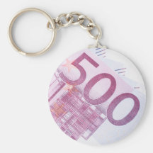 500 Euros Keychains