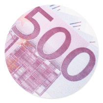 500 Euros Stickers