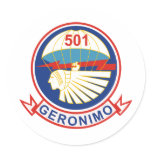 501st Parachute Infantry Regiment (PIR) Insignia Stickers