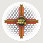 505 fights.com round sticker