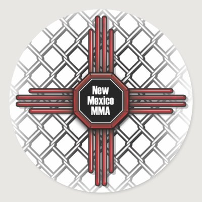 505 fights New Mexico Sticker by 505_fights
