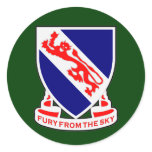 508th Infantry Regiment (Airborne) DUI Round Stickers