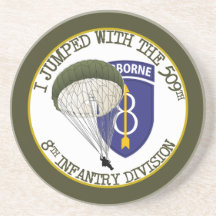 509th Airborne [8th ID] Beverage Coasters