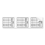 50:1 Oil Mix Decal bumper stickers