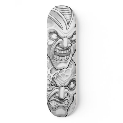 50/50 RITON TATTOO SKATEBOARD DECKS by ritonman