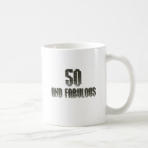 50 and fab disco theme mugs