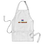 50 and fab rainbow apron
