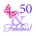 50 And Fabulous Birthday t-shirts