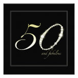 50 and Fabulous Custom Announcement