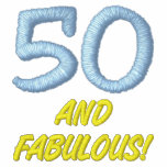 50 and Fabulous Embroidered Polo Shirt