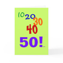 50 and Still Accounting - 50th Birthday Card cards