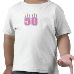 50 Birthday Candles (Pink / Purple)