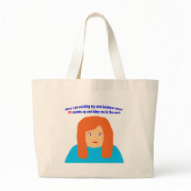 50 bites me in the ass canvas bags