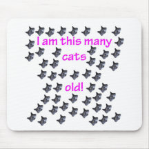 50 Cat Heads Old Mousemat