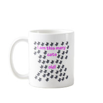 50 Cat Heads Old Mugs