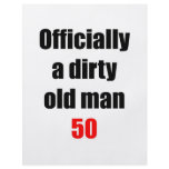 50 Dirty Old Man flyers