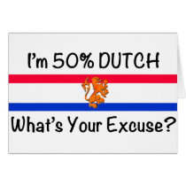 50% Dutch Greeting Cards