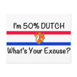50% Dutch Postcard