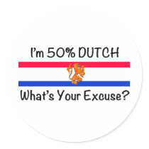 50% Dutch Stickers
