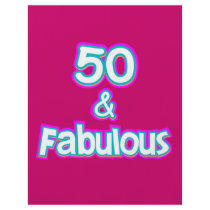 50 & Fabulous Birthday Gifts Flyer