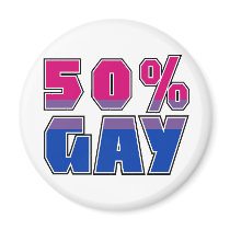 50% Gay Refrigerator Magnets