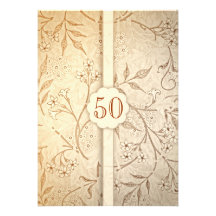 50 golden wedding anniversary invitations