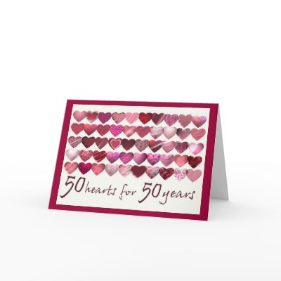50 Hearts for 50 Years! Cards by aslentz