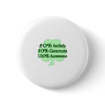 50% Irish 50% German 100% Irish Pins