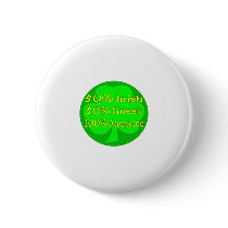 50% Irish 50% Greek 100% Awesome Pin