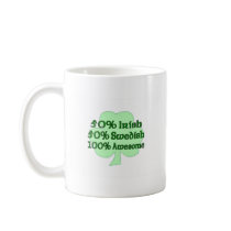 50% Irish 50% Swedish 100% Awesome Coffee Mugs