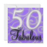 50 is Fabulous Birthday Invitation