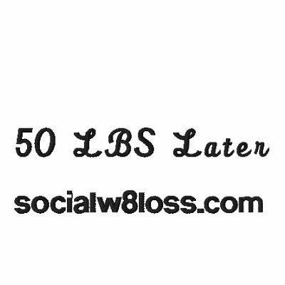 50 LBS Later Polo Shirt by SocialW8Loss