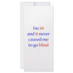 50 Never gone blind rack cards