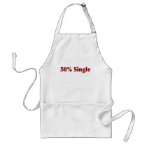 50% Single Aprons