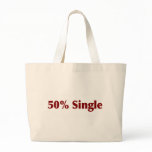 50% Single Tote Bag