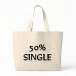 50% Single Tote Bag